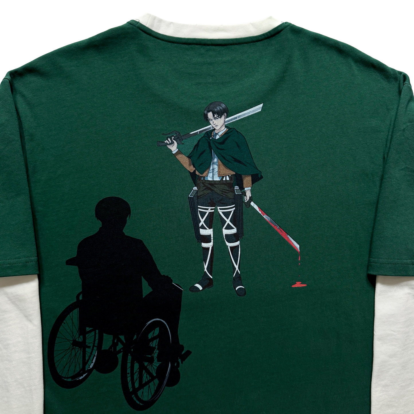 'POWER IN SILENCE' BOXY FIT DOUBLE SLEEVE TEE (LIMITED)