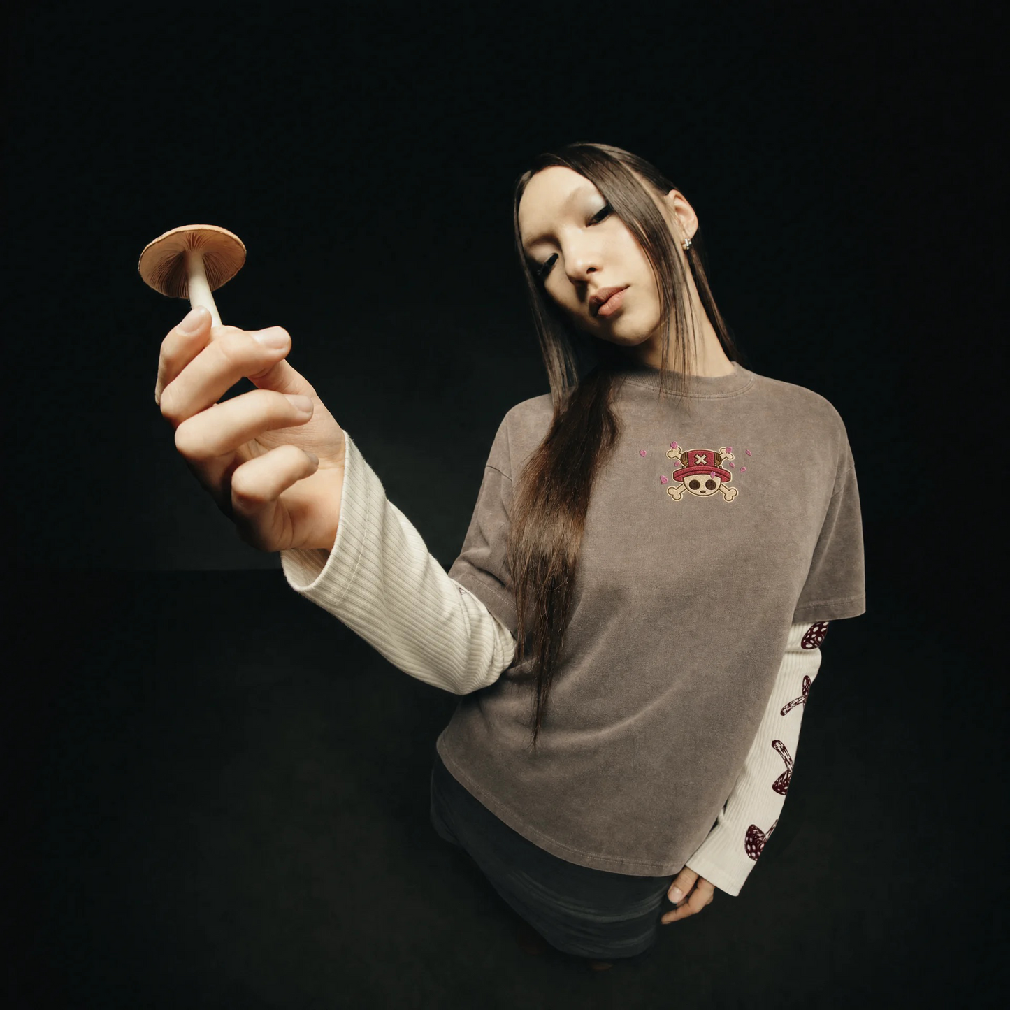 'GRANDLINE REINDEER' Double Sleeve T