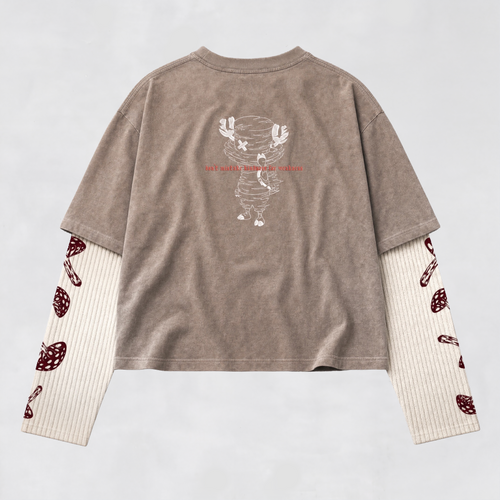 'GRANDLINE REINDEER' Double Sleeve T