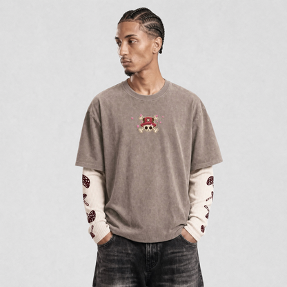'GRANDLINE REINDEER' Double Sleeve T