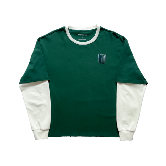 'POWER IN SILENCE' BOXY FIT DOUBLE SLEEVE TEE (LIMITED)